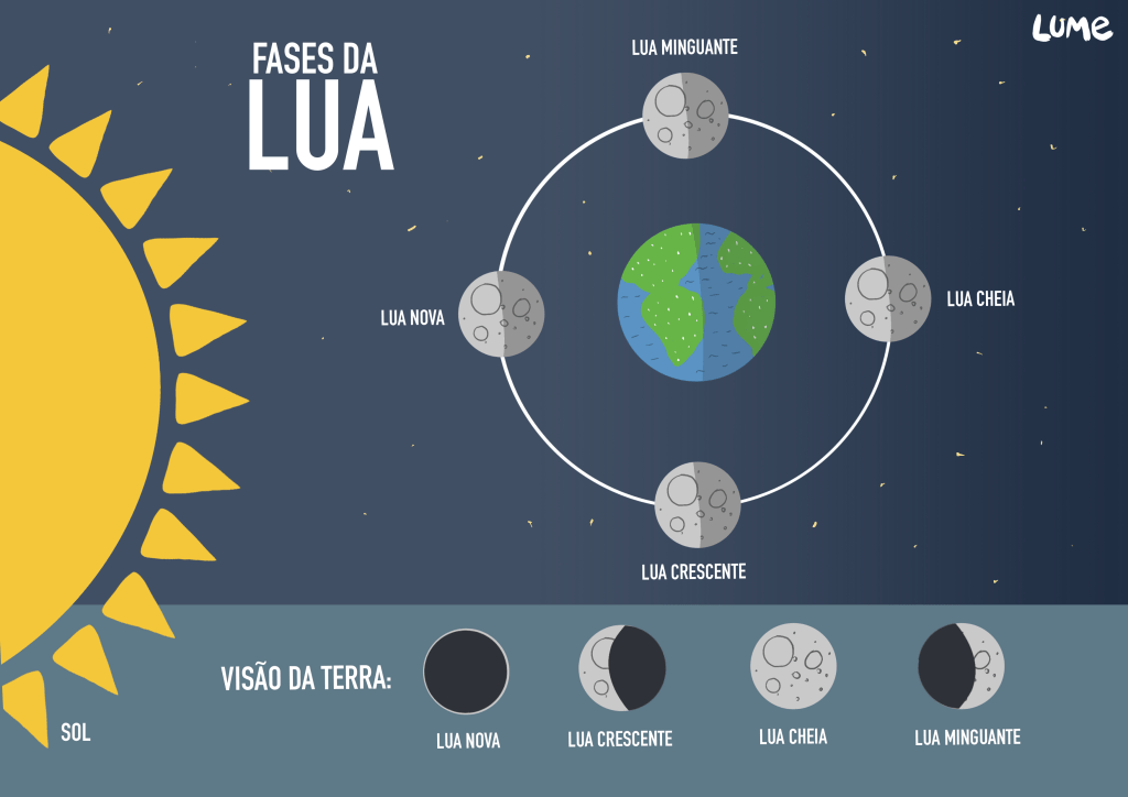 Mapa Mental Fases Da Lua MODISEDU