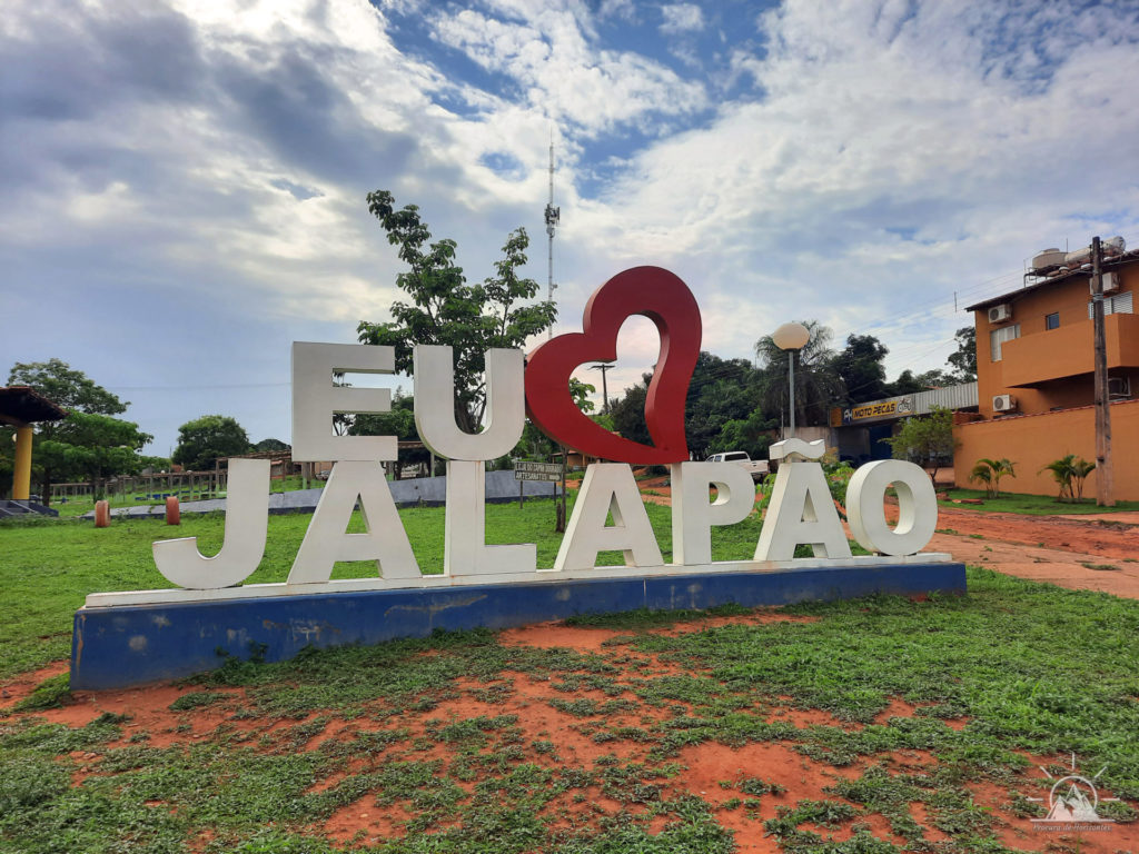 letreiro eu amo o jalapão