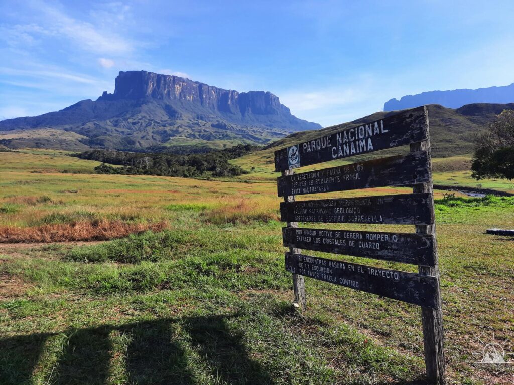 monte roraima e placa